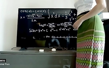 魅惑のミャンマー人教師のワイルドなハードコア・ロム