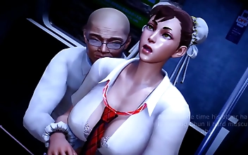 Hentai3Dで魅惑のストリートファイター、チュンリーと欲望を解き放とう！