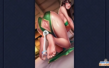 シビルの甘美な足で究極の足裏崇拝体験の準備をしよう！[JAV, 日本人, フェチ, 足崇拝, 足、