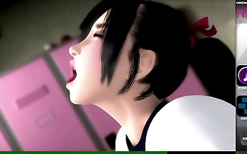 ムラムラ少女3Dアニメーションゲームで魅力的なアニメの世界に迷い込む