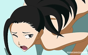 モモとデクが『僕のヒーローアカデミア』のXXXポルノ・パロディで大暴れ！ - ハードなセックスが楽しめるホットなアニメ変態だ！