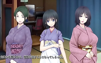 日本の温泉リゾートで最もホットなアニメ熟女たちとリラックスしよう！